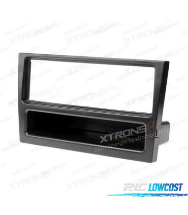 FACADE AUTORADIO 1-DIN NOIR POUR OPEL