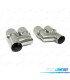 EMBOUTS D'ÉCHAPPEMENT DOUBLE AUDI A4 B8 07-15