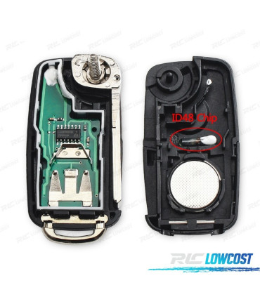 KIT CLÉS POUR VOLKSWAGEN VW PASSAT 01-05 BORA 03-05 POLO 02-10 GOLF 03-06