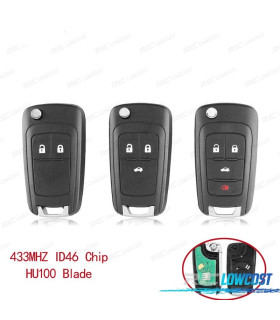 KIT CLÉS POUR CHEVROLET CRUZE 2008- AVEO 2011- ORLANDO 2011-