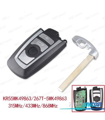 KIT CLÉS COMPLET POUR BMW SERIE 1 E82 E88 E87 SERIE 3 E90 E91 E92 E93 SERIE 5 E60 E61 X5 E70 X6 E71 E63 E64 E65 E66 F01