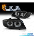 PHARES XÉNON ANGEL EYES 3D BMW E90 E91 LCI 08-12 FOND NOIR