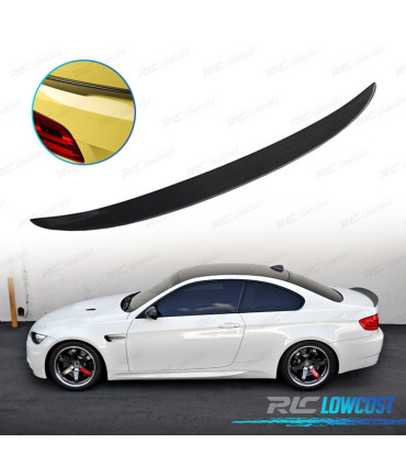 AILERON BECQUET LAME COFFRE BMW E92 LOOK M PERFORMANCE CARBONE