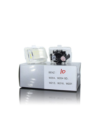 ÉCLAIRAGE PLAQUE D´IMMATRICULATION POUR MERCEDES CLASSE E W212 10-14 LED