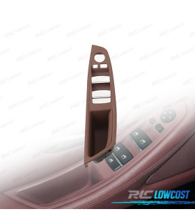 GARNITURE DE PANNEAU DE PORTE INTÉRIEUR POUR BMW SÉRIE 5 F10 F11 MARRON WINE