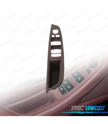 GARNITURE DE PANNEAU DE PORTE INTÉRIEUR POUR BMW SÉRIE 5 F10 F11 MARRON FUMÉ