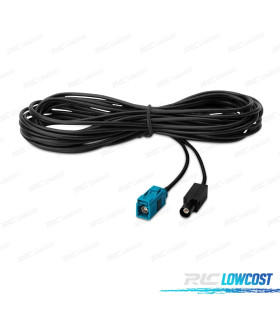 CABLE ANTENNE 6 METRES FAKRA FEMELLE MÂLE