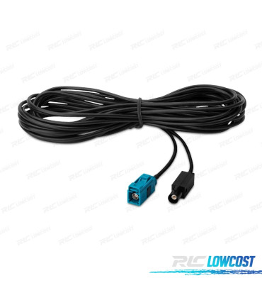 CABLE ANTENNE 6 METRES FAKRA FEMELLE MÂLE