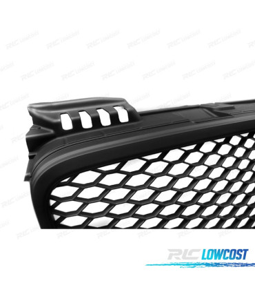 CALANDRE AUDI A4 B7 04-07 LOOK RS NOIR MATE