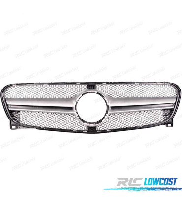 CALANDRE CLASSE GLA X156 14-16 LOOK AMG CHROMÉ NOIR