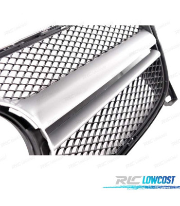 CALANDRE CLASSE GLA X156 14-16 LOOK AMG CHROMÉ NOIR