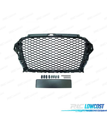 CALANDRE AUDI A3 8V 12-16 LOOK RS3 SANS PDC