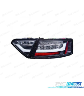 FEUX ARRIÈRE AUDI A5 07-12 TUBE LIGHT FOND NOIR