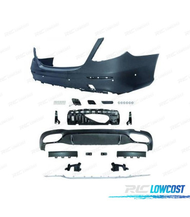PARE CHOCS ARRIÈRE MERCEDES CLASSE E W213 16- LOOK AMG E43