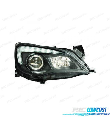 PHARES POUR OPEL ASTRA J 09-15 FOND NOIR