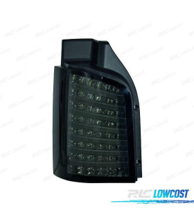 FEUX ARRIÈRE POUR VOLKSWAGEN VW T5 1P MULTIVAN CARAVELLE 10-15 FOND NOIR