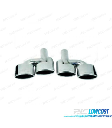 EMBOUTS D'ÉCHAPPEMENT SPÉCIFIQUES MERCEDES CLASS C W204 07-15 LOOK AMG C63 50X125