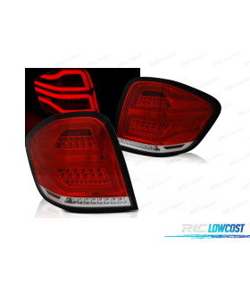 FEUX ARRIÈRE MERCEDES W164 05-08 BARRE LED ROUGE CLAIR