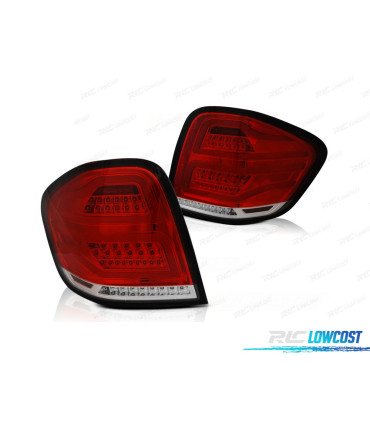 FEUX ARRIÈRE MERCEDES W164 05-08 BARRE LED ROUGE CLAIR
