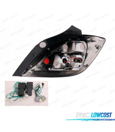 FEUX ARRIÈRE POUR OPEL ASTRA H 04-09 5P LED ROUGE BLANC