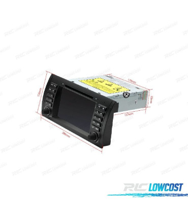 AUTORADIO GPS ANDROID 10 POUR BMW X5 E53 99-03 7"