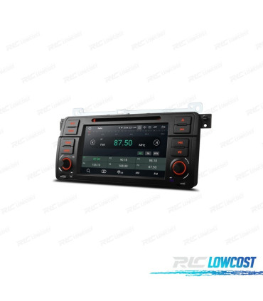 AUTORADIO 2DIN GPS ANDROID 13 POUR BMW SÉRIE 3 E46 ÉCRAN TACTILE 7"