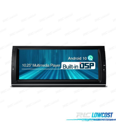 AUTORADIO GPS ANDROID 13 POUR BMW X5 E53 99-03 10.25"