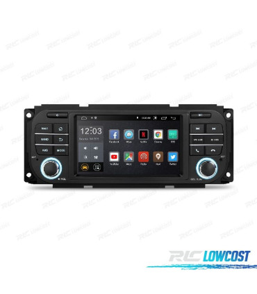 AUTORADIO GPS 5" POUR JEEP DODGE ANDROID 12