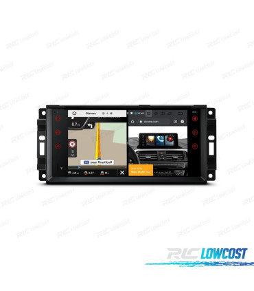 AUTORADIO GPS ANDROID 13 POUR JEEP WRANGLER 07-12, GRAND CHEROKEE 08-11... USB GPS TACTIL HD 7"