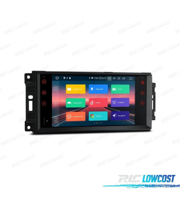 AUTORADIO GPS ANDROID 13 POUR JEEP WRANGLER 07-12, GRAND CHEROKEE 08-11... USB GPS TACTIL HD 7"