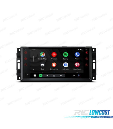AUTORADIO GPS ANDROID 13 POUR JEEP WRANGLER 07-12, GRAND CHEROKEE 08-11... USB GPS TACTIL HD 7"