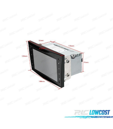 AUTORADIO GPS ANDROID 12 POUR OPEL ASTRA H CORSA D VIVARO MERIVA VECTRA ZAFIRA