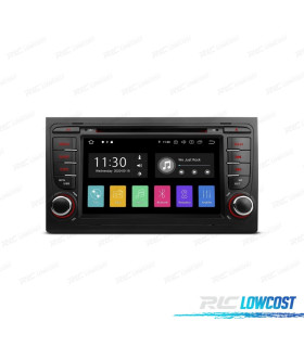 AUTORADIO GPS ANDROID 12 AUDI A4 B6 B7 00-08 SEAT EXEO 08-12 OCTA-CORE