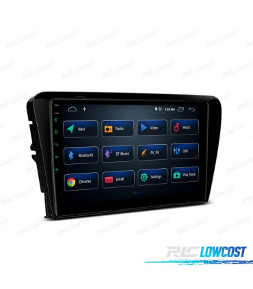 AUTORADIO GPS ANDROID 10 POUR SKODA OCTAVIA 14-16