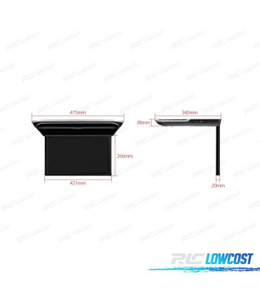 ÉCRAN DE TOIT FULL HD 17.3"