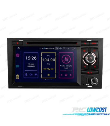 AUTORADIO GPS ANDROID 12 AUDI A4 B6 B7 00-08 SEAT EXEO 08-12