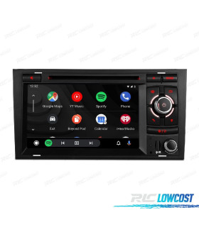 AUTORADIO GPS ANDROID 12 AUDI A4 B6 B7 00-08 SEAT EXEO 08-12