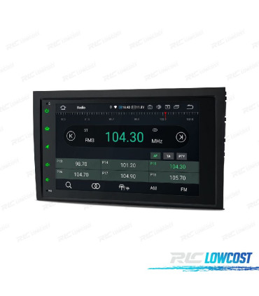 AUTORADIO 8" GPS ANDROID 12 POUR AUDI A4 B6 B7 00-08 SEAT EXEO 08-12