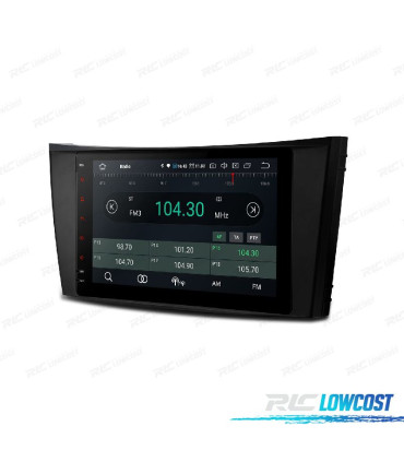 AUTORADIO GPS ANDROID 12 POUR MERCEDES CLS W219 05-06 E W211 02-08