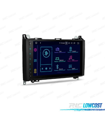 AUTORADIO GPS ANDROID 14 64GB POUR MERCEDES A 04-12 B 05-11 VITO VIANO 06-14 SPRINTER 06-12