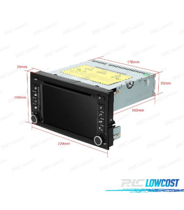 AUTORADIO GPS ANDROID 10 POUR SEAT LEON 3 13-18
