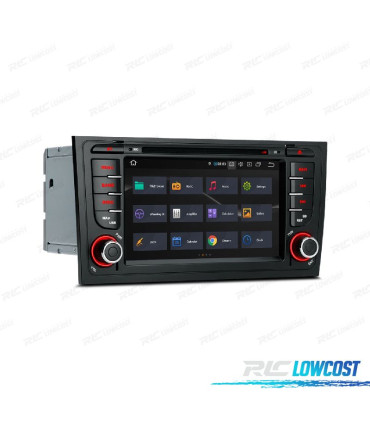 AUTORADIO GPS ANDROID 12 POUR AUDI A6 4B 97-04 ALLROAD 99-05