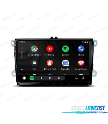 AUTORADIO GPS 8" ANDROID 10 VOLKSWAGEN VW POUR SKODA SEAT