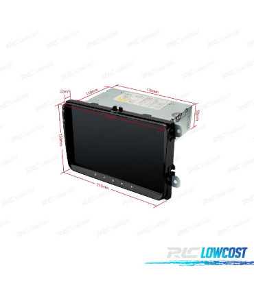 AUTORADIO GPS 8" ANDROID 10 VOLKSWAGEN VW POUR SKODA SEAT