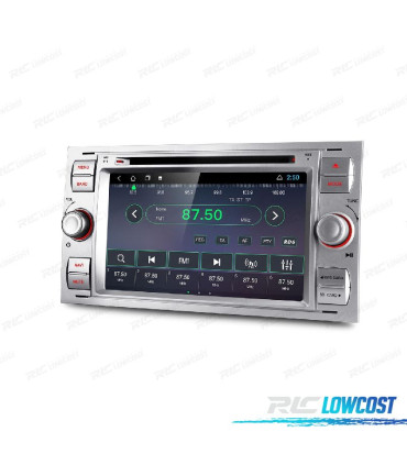 AUTORADIO GPS ANDROID 12 POUR FORD FOCUS C-MAX FIESTA GALAXY KUGA MONDEO S-MAX TRANSIT