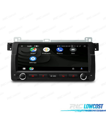 AUTORADIO GPS ANDROID 13 BMW E46 98-06 HDMI