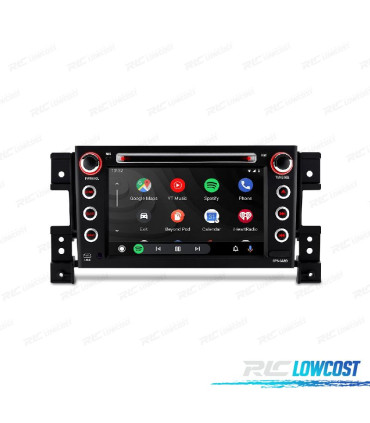 AUTORADIO GPS ANDROID 12 POUR SUZUKI GRAND VITARA 05-13
