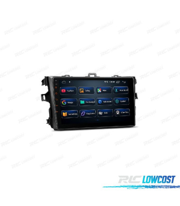 AUTORADIO GPS ANDROID 10 POUR TOYOTA COROLLA 07-13