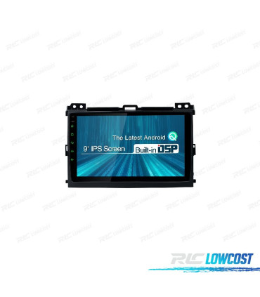 AUTORADIO GPS ANDROID 12 POUR TOYOTA LAND CRUISER 02-09