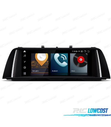 AUTORADIO GPS ANDROID 12 POUR BMW F10 F11 13- SYSTÈME NBT